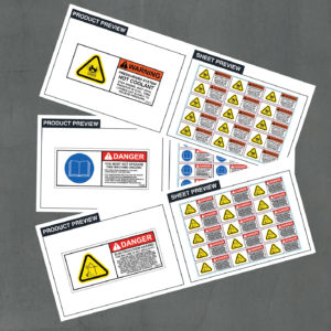 Safety and Operations Stickers